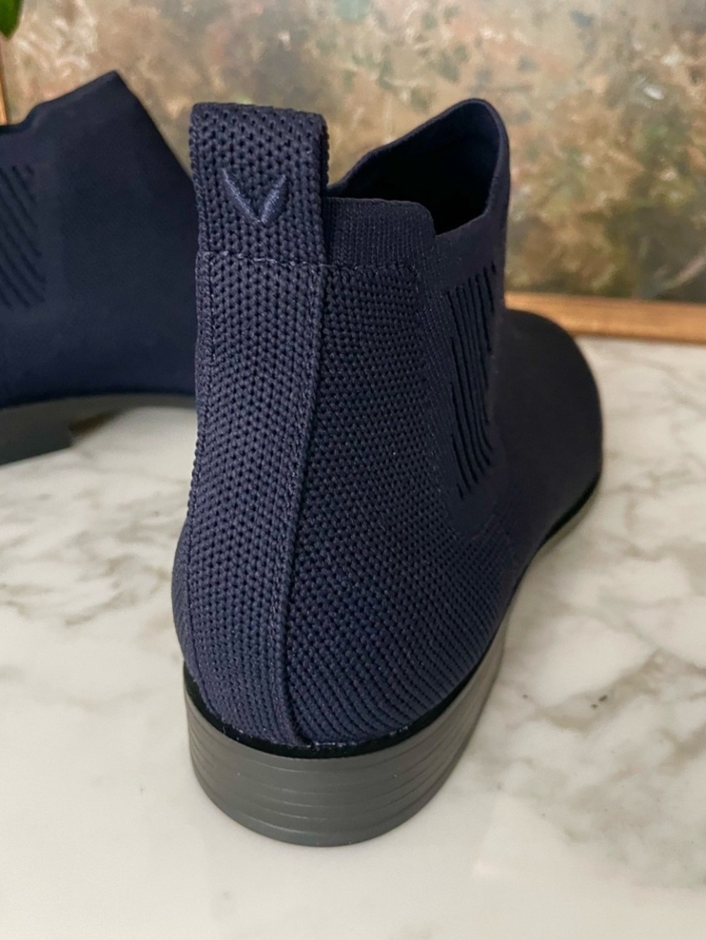 Vivaia Ryan Pro Boots Square Toe Navy Blue Wayer Resistant Size 7.5 (38.5) - Picture 7 of 14